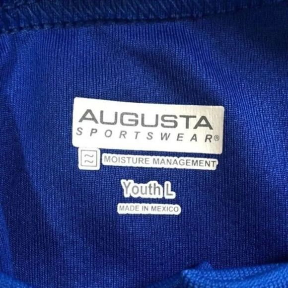 Royal Blue 2 Button Baseball Jersey Sport Athletic T-Shirt - Picture 7 of 12